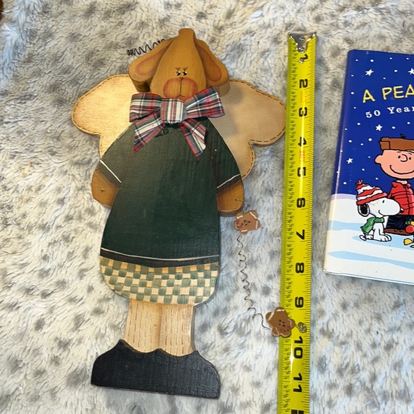 Handblown Polish Xmas Tree Ornament, Peanuts Joy of Christmas & Handmade Reindee - Picture 4 of 8